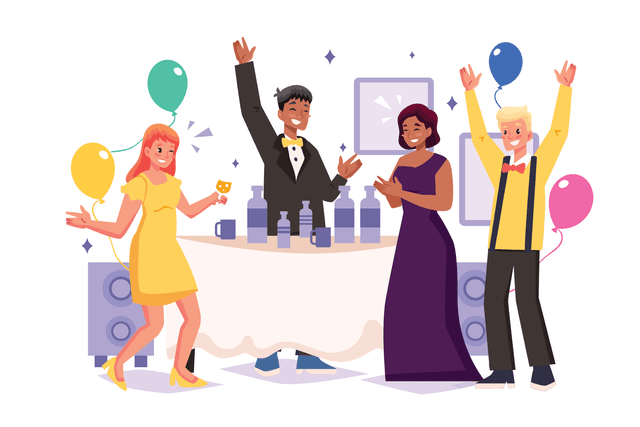 Wedding balloon decorations